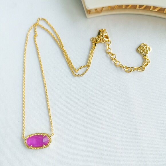 Kendra Scott Elisa Gold Azalea Illusion Necklace - Picture 3 of 4